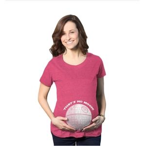 NEW Crazy Dog Maternity Shirt in Pink